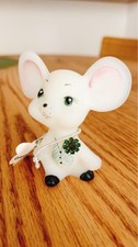 Rare Fenton Boutonniere Buddy Mouse Figurine picture