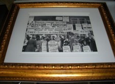 Fascism Or Freedom 1938 Jehovah's Witness Army of Placards Watchtower IBSA picture