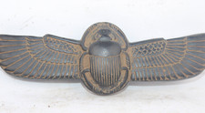 HANDMADE ANCIENT EGYPTIAN Pharaonic Winged Fly Scarab Protection -EGYCOM picture