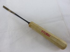 Stubai #22 Sweep 1 Spoon Chisel Left Oblique Wood Carving 6mm Austria UNUSED picture