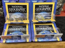 Micro Machines National Geographic Collection dinosaurs sets #2 #3, #4,and #6 picture