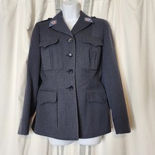 VTG Swiss Army FHD Women’s Wool Medic Jacket Tunic Patches Frey Red Cross picture