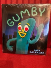Gumby Calendar 1988 Collectable in New excellent condition in original wrapping. picture