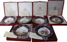 Complete Set Of (6) Spode Maritime England Plates Boxes, COA Sleeves Plastic picture