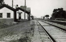 Railroad Station, Norway MI Michigan RPPC Photo Postcard COPY picture