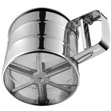 Rondauno Flour Sifter for Baking, Crank Sifter for Powdered Sugar Duster | St... picture