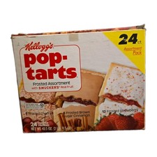 Vintage 1993 Kellogg's Pop-Tarts 24 Toaster Pastries Assortment Pack Empty Box picture