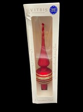 Vitbis Glass Tree Topper Made in Poland Sold Separately  4 Different Options picture