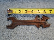 Antique #7370 Heavy Duty Farm Implement Wrench Open Ends 6-1/2