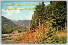 c1960s Snoqualmie Pass Washington Sunset Highway Vintage Postcard picture