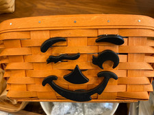 6 PIECE LONGABERGER WINKY WITCH HALLOWEEN FACE TIE-ONS- NEW -#24171 picture
