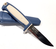 MORA SWEDEN MORAKNIV BLUE/BEIGE RISBERG (S) STAINLESS STEEL TACTICAL KNIFE picture