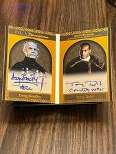 DOUG BRADLEY TONY TODD 2024 LEAF HISTORYBOOK PINHEAD AUTO CANDYMAN AUTOGRAPH /25 picture