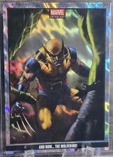 And Now...the WOLVERINE #/500 2025 Panini Marvel Anthology Glitch Holo Foil #14 picture