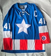 Geeky Jerseys Captain America Nomad jersey size 2xl Marvel icon picture