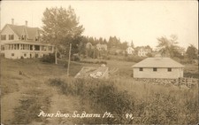 South Bristol Maine ME Point Road c1900s-10s Real Photo Vintage Postcard bhn picture
