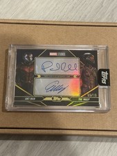 2025 Topps Marvel The Collector Paul Rudd Evangeline Lilly Wasp Dual Auto  #/10 picture