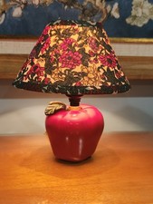 Albert Price Vintage Resin Apple Accent Lamp with Shade picture