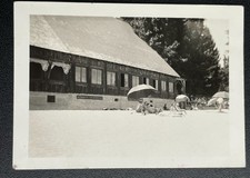 VTG 1936 Mells Bay Lake Tahoe Meeks Bay Beach Pavilion Resort Snapshot Photo picture