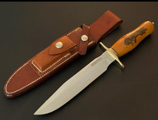 Randall Made Knife - Model #1 -7”, Westinghouse micarta, Rick Bowles Scrimshaw  picture