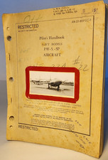 1953 GRUMMAN F9F-5 PANTHER MANUAL 1ST NAVY JET CARRIER FIGHTER COMBAT KOREAN WAR picture