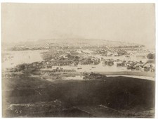 c.1880's PHOTO CHINA - HIGH ANGLE VIEW HANKOW HANKOU WUHAN picture