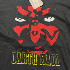 Star Wars Vintage 1999 Episode I Phantom Menace Darth Maul Graphic T-Shirt XL picture