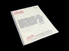 Bally Kiss Pinball Machine Instruction Manual & Schematic: 57 Pages Reprint Copy picture