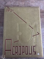 Whittier College Acropolis 1901-1951 Gold Embossed Yearbook College  picture