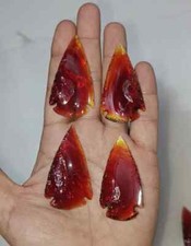 Red Obsidian Glass Arrowhead 2