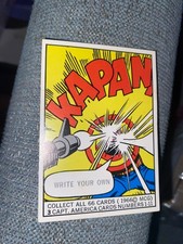 1966 Donruss Marvel Captain America card #3 Near MINT condition. picture