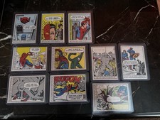 1966 Donruss Marvel Super Heroes x10 Card Lot Spiderman Thor Captain America picture