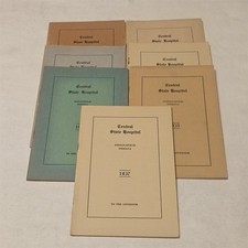 Central State Hospital Indianapolis Annual Reports 1927-1943 6pc Psychiatry picture
