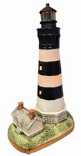 2003 Lefton Bodie Island NC Lighthouse Lighted Tabletop Coastal Hand Painted picture