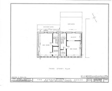 Paterson New Jersey Bernard Hartley House 1900s HABS third story plan picture