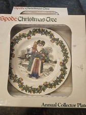 Vtg Spode Santas Around the World Plate First in Series British Santa England picture