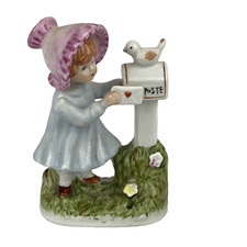 Royal California Girl Mailing Letter With Bird 5
