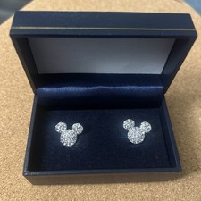 Arribas Brothers Disney Mickey Mouse Hands Crystal Cuff Links picture