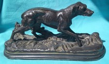 1920s CAST METAL FIGURE OF A HUNTING DOG picture