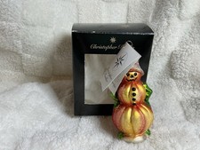 CHRISTOPHER RADKO LEADER OF THE PATCH JR Ornament Halloween 999300 Lt Orange picture