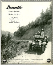 1913 Original Locomobile Ad. Touring Car Model. Nice Photo. Bridgeport, CT picture