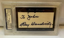 2010 HISTORIC AUTOGRAPHS RAY DANDRIDGE CUT SIGNATURE *PSA* HALL OF FAME picture