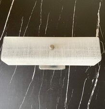 Vintage 1960s BETTERLITE MFG. CO Light Mid Century Frosted Wall 2 Bulb Fixture picture