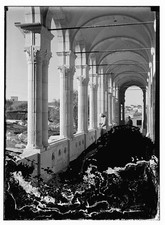 Photo:Jerusalem Israel YMCA Building Arcade 1932 1933 picture