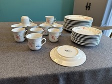 Vintage Avonlea by Citation 40pc China Dinner Salad Saucer Plates & Coffee Cups  picture