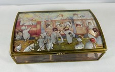 Vtg Fairyland Express Trinket Box Glass Lid Christine Gibson Plays Greensleeves picture