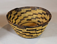 Fine Antique Papago (Tohono O'odham) Indian Basket with Step Pattern c. 1925 picture