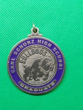 VTG Carl Schurz High School Medallion -Buldogs. Graduate picture