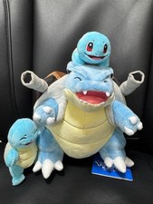 Pokémon PokéPark Kanto Blastoise & Squirtle Plush Summer Goods Water Type picture