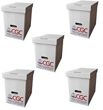 5 E. Gerber Official Authorized CGC Graded  Magazine Storage Boxes Factory Case picture